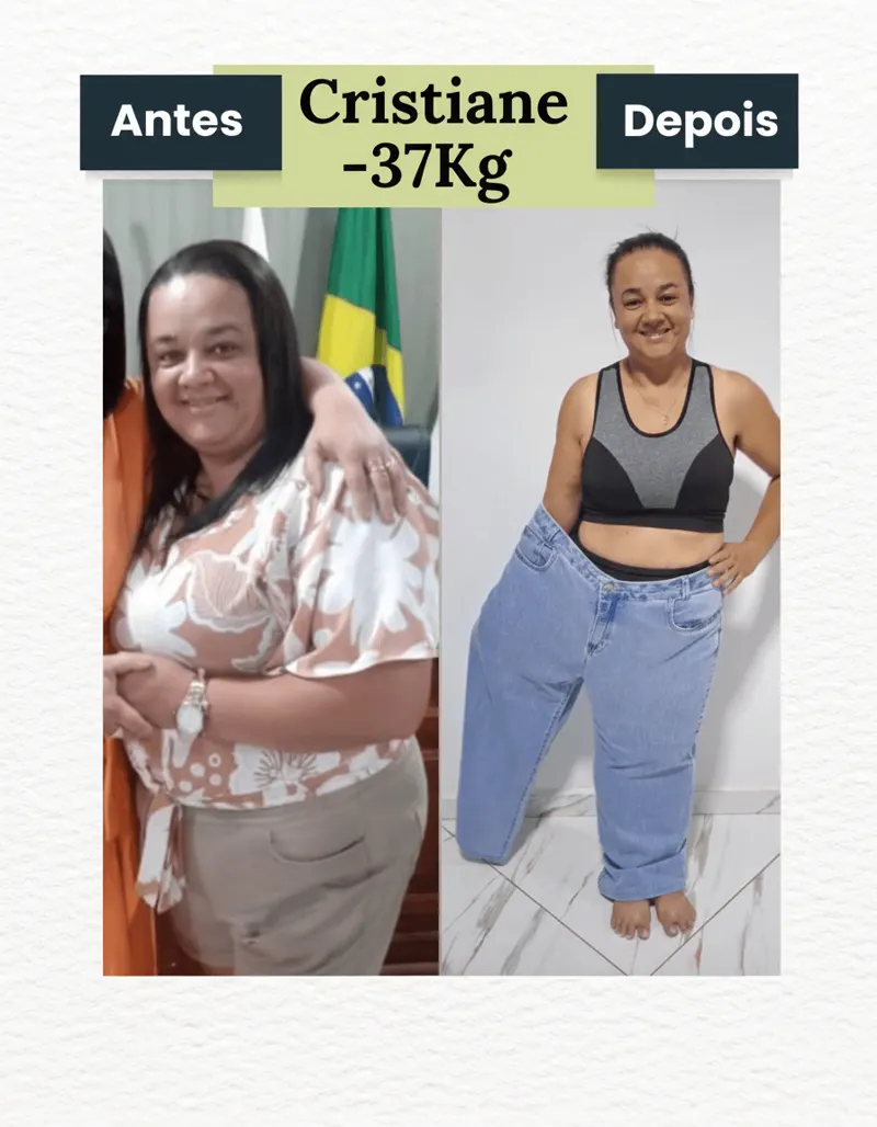 Transformação de Cristiane
